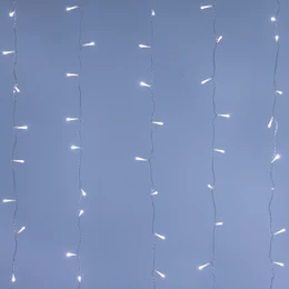 Фото #1 товара Светодиодная гирлянда ARD-CURTAIN-HOME-1500x1500-CLEAR-144LED White (230V, 6W) (Ardecoled, IP20)