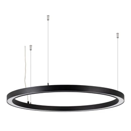 Фото #1 товара Светильник SP-CIRCLE-HANG-O3535-D1200-75W Warm3000 (RAL9005, 120 deg, 230V) IP40 LED (Arlight, Алюминий)