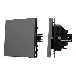 Фото #1 товара Механизм звонкового выключателя SWT-NOBE-MKR1-SFPL-L-GR (230V, 10A) (Arlight, -)