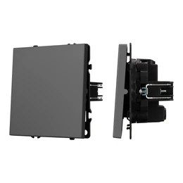 Фото #1 товара Механизм выключателя одноклавишный перекрёстный SWT-NOBE-MKX1-SFPL-GR (230V, 10A) (Arlight, -)