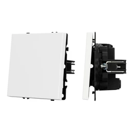 Фото #1 товара Механизм выключателя одноклавишный перекрёстный SWT-NOBE-MKX1-SFPL-WH (230V, 10A) (Arlight, -)