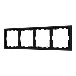 Фото #1 товара Рамка пластиковая FRM-NOBE-SFPL-4-BK (Arlight, -)