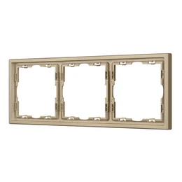 Фото #1 товара Рамка пластиковая FRM-NOBE-SFPL-3-GD (Arlight, -)