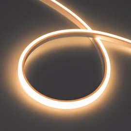 Фото #1 товара Светодиодная лента герметичная WAVE-TOP-PU-A144-10x10mm 24V Warm2700 (5 W/m, IP68, 1m, wire x1) (Arlight, Вывод боковой, 3 года)