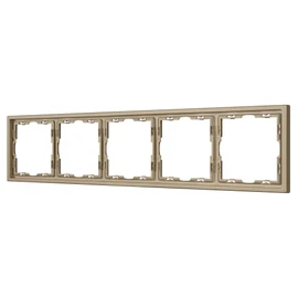 Фото #1 товара Рамка пластиковая FRM-NOBE-SFPL-5-GD (Arlight, -)