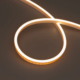 Фото #1 товара Светодиодная лента герметичная WAVE-SIDE-PU-A120-06x12mm 24V Warm2700 (8 W/m, IP68, 3m, wire x1) (Arlight, Вывод прямой, 3 года)