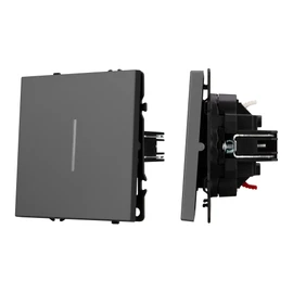 Фото #1 товара Механизм выключателя одноклавишный непроходной LED SWT-NOBE-MK01-SFPL-L-GR (230V, 10A) (Arlight, -)