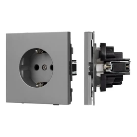 Фото #1 товара Механизм электрической розетки SCT-TENDO-MEU1-PL-GR (230V, 16A) (Arlight, -)