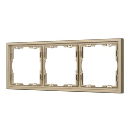 Фото #1 товара Рамка пластиковая FRM-NOBE-SFPL-3-GD (Arlight, -)