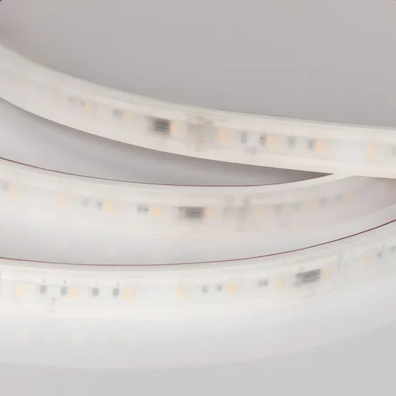 Фото #2 товара Светодиодная лента герметичная DMX-PS-B70-14mm 24V RGBW-Warm-PX7 (17 W/m, IP67, 5060, 5m) (Arlight, CRI>90)