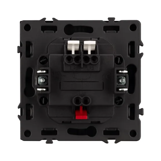 Фото #2 товара Механизм выключателя двухклавишный непроходной LED SWT-NOBE-MK02-SFPL-L-BK (230V, 10A) (Arlight, -)