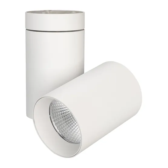 Фото #1 товара Светильник SP-POLO-SURFACE-TURN-R85-15W White5000 (WH-WH, 40 deg) (Arlight, IP20 Металл, 3 года)