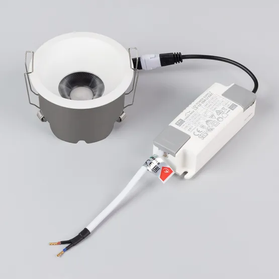 Фото #5 товара Светильник MS-HARBOR-R82-10W Warm2700 (WH, 24 deg, 230V) (Arlight, IP20 Металл, 5 лет)