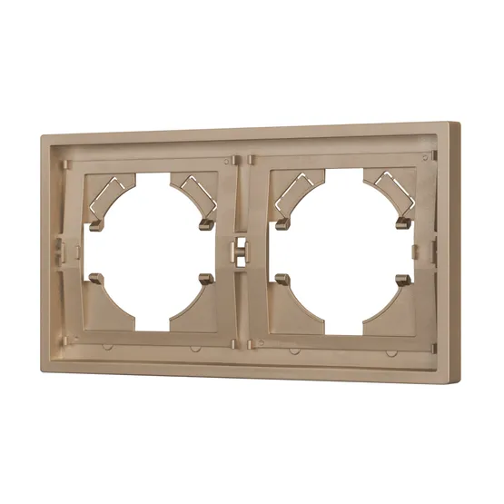 Фото #1 товара Рамка пластиковая FRM-TENDO-PL-2-GD (Arlight, -)