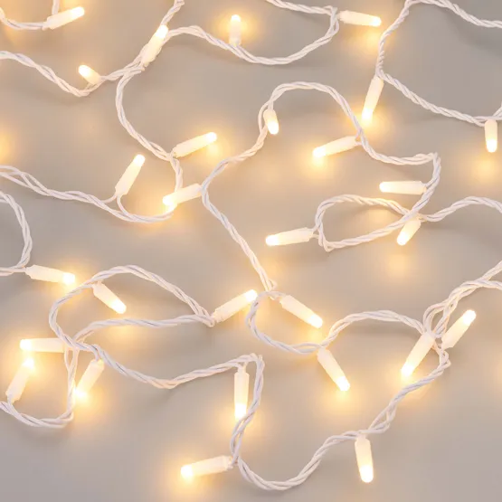 Фото #2 товара Светодиодная гирлянда ARD-STRING-CLASSIC-10000-WHITE-100LED-MILK-PULSE Warm (230V, 7W) (Ardecoled, IP65)