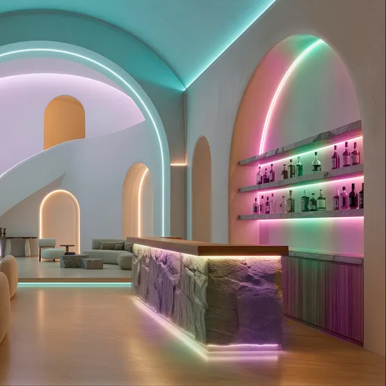 Фото #5 товара Светодиодная лента SPI-H84-8mm 24V RGBW-White-PX6 (22 W/m, IP20, 4040, 5m) (Arlight, -)