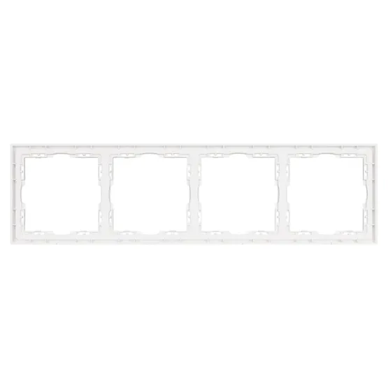 Фото #2 товара Рамка пластиковая FRM-NOBE-SFPL-4-WH (Arlight, -)