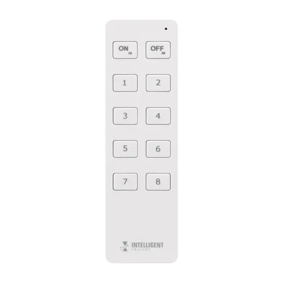 Фото #2 товара INTELLIGENT ARLIGHT Пульт SMART-801-22-8G-DIM White (3V, 2.4G) (IARL, IP20 Пластик, 5 лет)