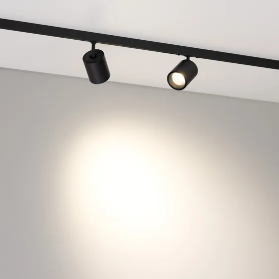 Фото #2 товара Светильник MAG-MICROCOSM-SPOT-ZOOM-R38-5W Day4000 (BK, 10-55 deg, 24V) (Arlight, IP20 Металл, 5 лет)