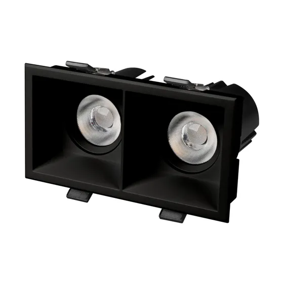 Фото #1 товара Светильник MS-FLOW-BUILT-S157x85-2x6W Day4000 (BK, 38 deg, 230V) (Arlight, IP20 Металл, 5 лет)