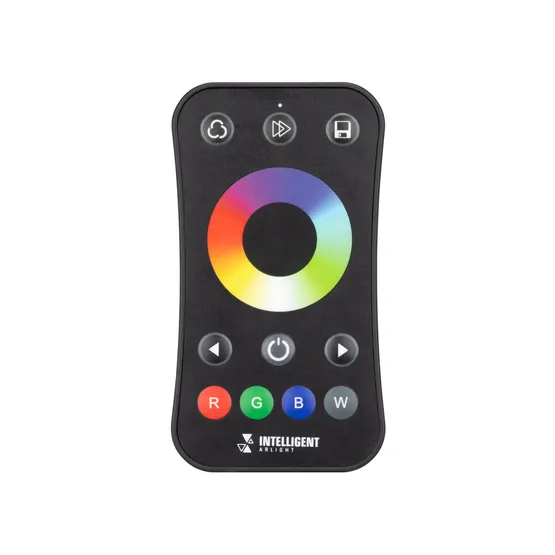 Фото #2 товара INTELLIGENT ARLIGHT Пульт SMART-801-52-1G-1SC-RGBW Black (3V, 2.4G) (IARL, IP20 Пластик, 5 лет)