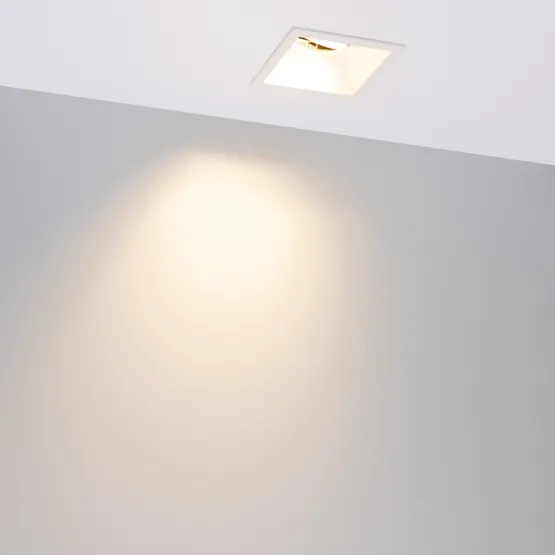 Фото #4 товара Светильник MS-FLOW-BUILT-S85x85-6W Warm3000 (BK, 38 deg, 230V) (Arlight, IP20 Металл, 5 лет)