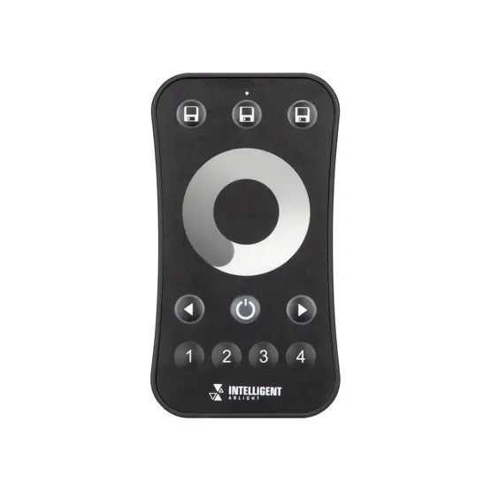 Фото #2 товара INTELLIGENT ARLIGHT Пульт SMART-801-52-4G-3SC-DIM Black (3V, 2.4G) (IARL, IP20 Пластик, 5 лет)