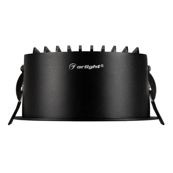 Фото #3 товара Светильник MS-DROP-BUILT-R137-24W Warm3000 (BK, 90 deg, 230V) (Arlight, IP54 Металл, 5 лет)