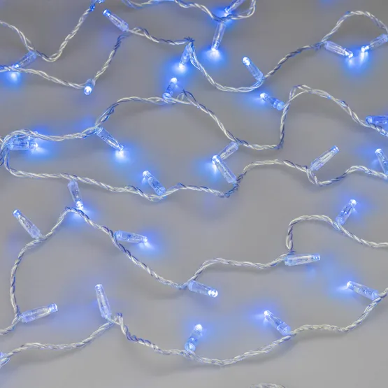 Фото #4 товара Светодиодная гирлянда ARD-STRING-CLASSIC-10000-CLEAR-100LED-STD BLUE (230V, 7W) (Ardecoled, IP65)