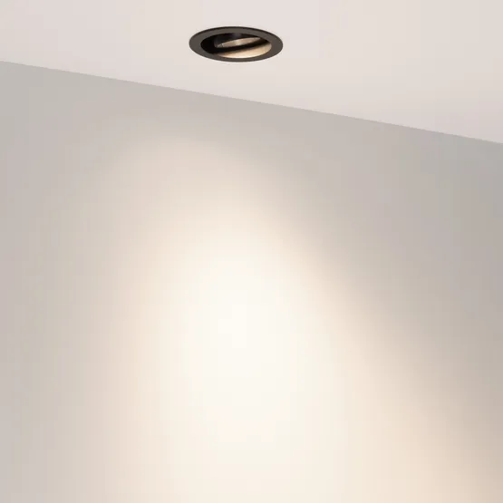 Фото #5 товара Светильник MS-VORTEX-BUILT-R90-12W Day4000 (BK-BK, 40 deg, 230V) (Arlight, IP20 Металл, 5 лет)