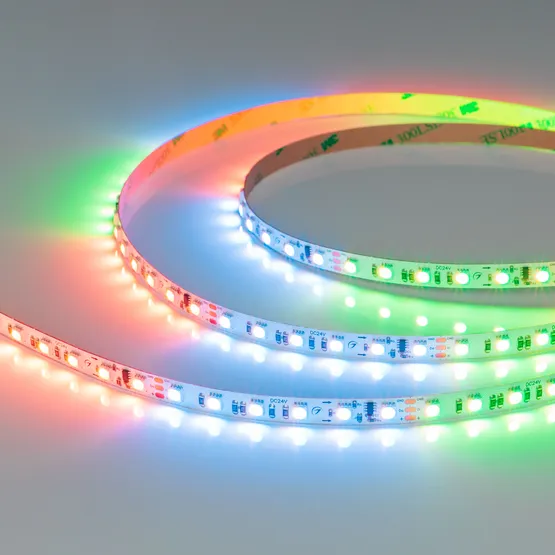 Фото #1 товара Светодиодная лента SPI-H84-8mm 24V RGBW-White-PX6 (22 W/m, IP20, 4040, 5m) (Arlight, -)