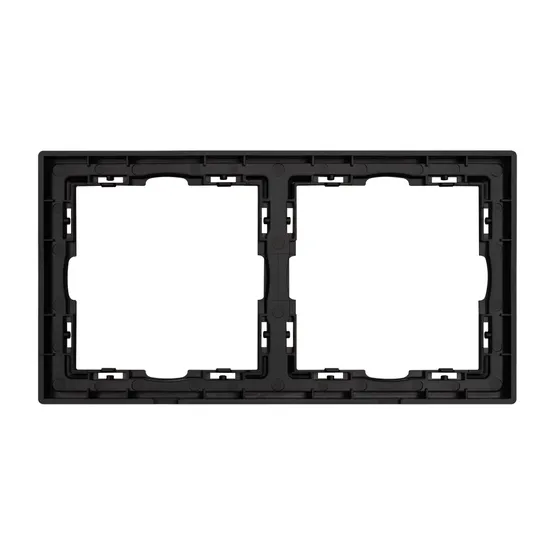 Фото #3 товара Рамка пластиковая FRM-NOBE-SFPL-2-BK (Arlight, -)