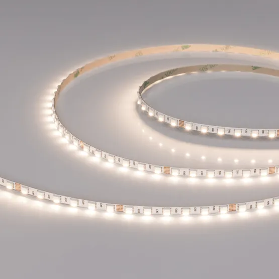 Фото #6 товара Светодиодная лента RT-H96-5mm 24V RGBW-Day-4-in-1 (10 W/m, IP20, 5m) (Arlight, узкая)