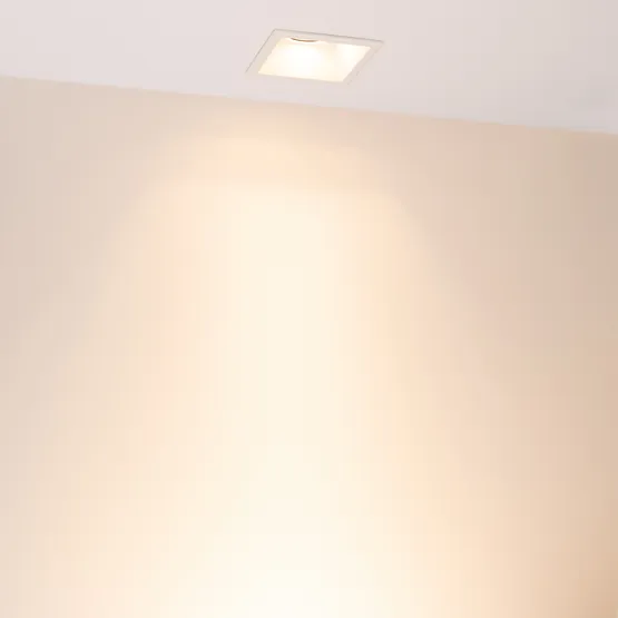 Фото #3 товара Светильник MS-FLOW-BUILT-S85x85-6W Warm3000 (BK, 55 deg, 230V) (Arlight, IP20 Металл, 5 лет)