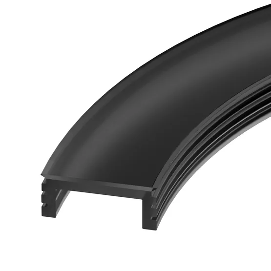 Фото #1 товара Экран LINE-3535-BENT-SIDE-2M OPAL BLACK (Arlight, Силикон)