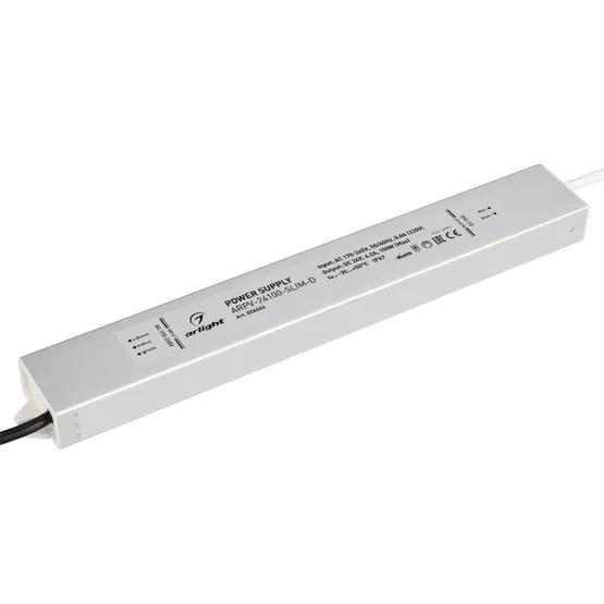 Фото #1 товара Блок питания ARPV-24100-SLIM-D (24V, 4.2A, 100W) (Arlight, IP67 Металл, 3 года)