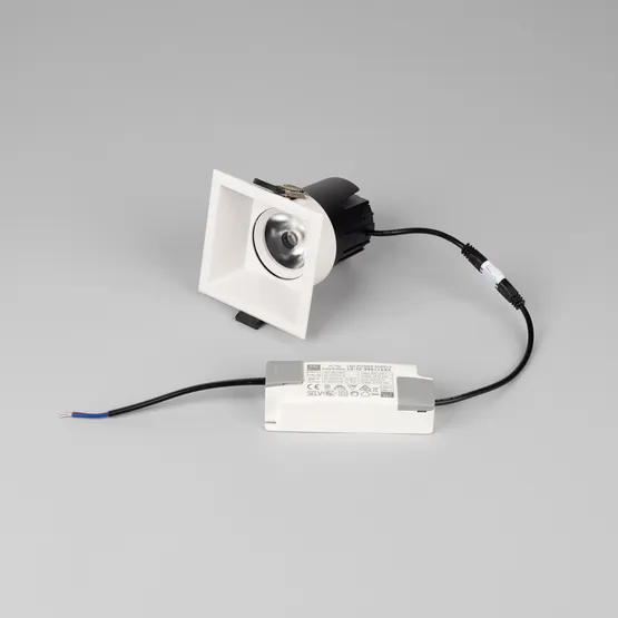Фото #2 товара Светильник MS-FLOW-BUILT-S85x85-12W Day4000 (WH, 15 deg, 230V) (Arlight, IP20 Металл, 5 лет)