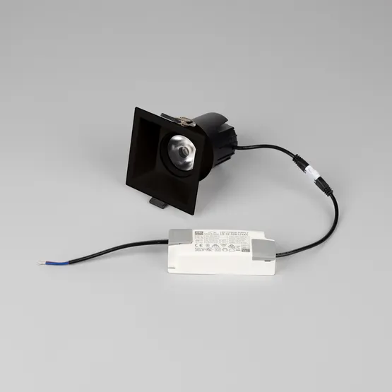 Фото #2 товара Светильник MS-FLOW-BUILT-S85x85-6W Warm3000 (BK, 55 deg, 230V) (Arlight, IP20 Металл, 5 лет)