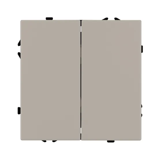 Фото #3 товара Механизм выключателя двухклавишный непроходной SWT-NOBE-MK02-SFPL-CA (230V, 10A) (Arlight, -)