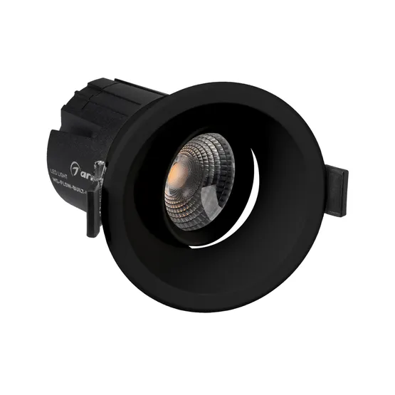 Фото #6 товара Светильник MS-FLOW-BUILT-R85-12W Warm3000 (BK, 55 deg, 230V) (Arlight, IP20 Металл, 5 лет)
