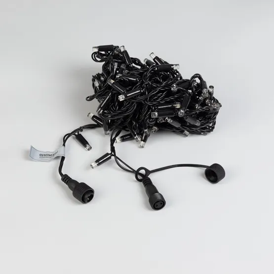 Фото #3 товара Светодиодная гирлянда ARD-STRING-CLASSIC-10000-BLACK-100LED-FLASH PINK (230V, 7W) (Ardecoled, IP65)