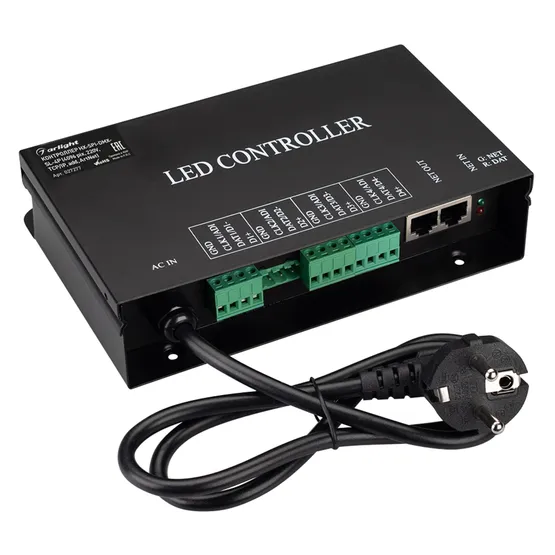 Фото #2 товара Контроллер HX-SPI-DMX-SL-4P (4096 pix, 220V, TCP/IP, add, ArtNet) (Arlight, IP20 Металл, 2 года)