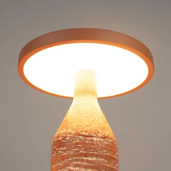 Фото #3 товара Светильник SP-CROOD-TAB-R22.5x24-7W Warm3200-MIX (RD-BRG, 140 deg, 230V) (Arlight, IP20, Травертин, 5 лет)