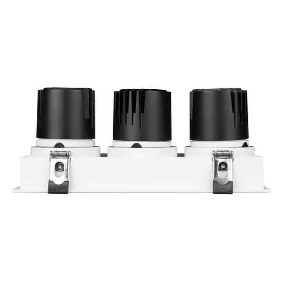 Фото #2 товара Светильник MS-FLOW-BUILT-S230x85-3x6W Warm3000 (WH, 38 deg, 230V) (Arlight, IP20 Металл, 5 лет)