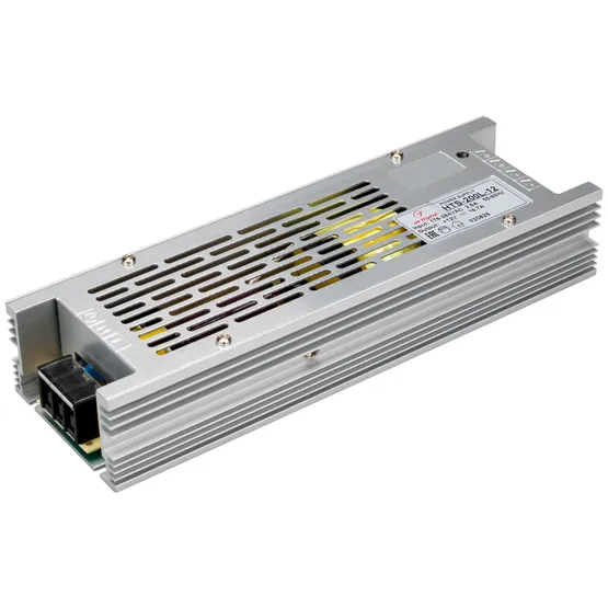 Фото #1 товара Блок питания HTS-200L-12 (12V, 16.7A, 200W) (Arlight, IP20 Сетка, 3 года)