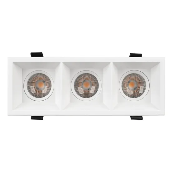 Фото #4 товара Светильник MS-FLOW-BUILT-S230x85-3x6W Warm3000 (WH, 38 deg, 230V) (Arlight, IP20 Металл, 5 лет)