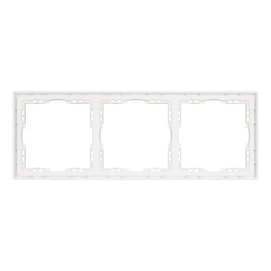 Фото #2 товара Рамка пластиковая FRM-NOBE-SFPL-3-WH (Arlight, -)