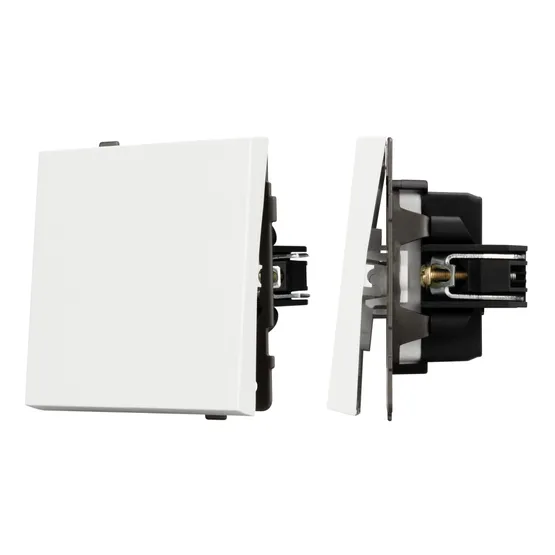 Фото #1 товара Механизм выключателя одноклавишный непроходной SWT-TENDO-MK01-PL-WH (230V, 10A) (Arlight, -)