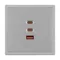 Минифото #3 товара Механизм розетки с быстрой USB зарядкой SCT-NOBE-MUACC-SFPL-FC-IS (65W, QC3) (Arlight, -)