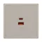 Минифото #3 товара Механизм розетки с быстрой USB зарядкой SCT-NOBE-MUAC-SFPL-FC-CA (65W, QC3) (Arlight, Кашемир)